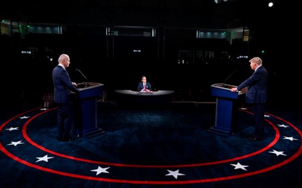 ▲ 도널드 트럼프(오른쪽) 미국 대통령과 조 바이든 민주당 대선 후보. 사진제공=뉴시스
