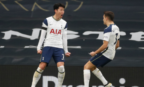 ▲ 손흥민이 맨유를 상대로 선제골을 넣었다. 사진제공=뉴시스