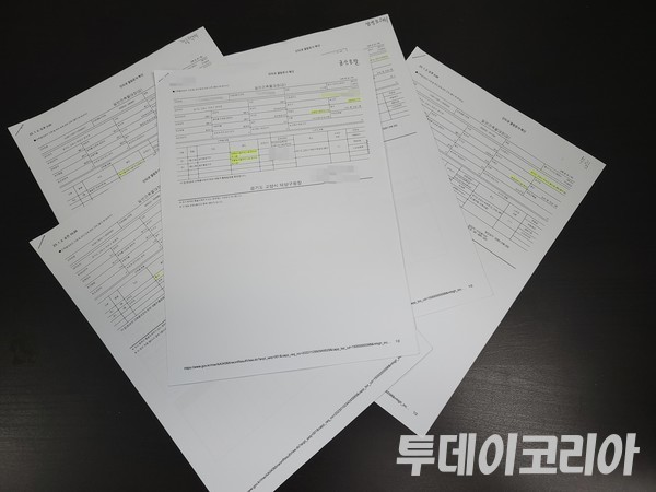 ▲ 고양시 그린벨트 불법영업장의 건축물대장. 사진=투데이코리아