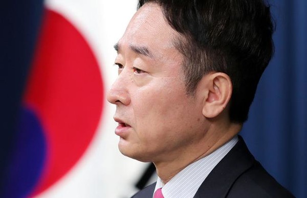 ▲ 이도운 대통령실 대변인이 26일 오후 서울 용산 대통령실 청사 브리핑룸에서 정순신 국가수사본부장 임명 취소 관련 검증에 대한 대통령실 입장과 김영란법 및 저출산고령사회위원회 등 현안 관련 브리핑을 하고 있다. 사진=뉴시스