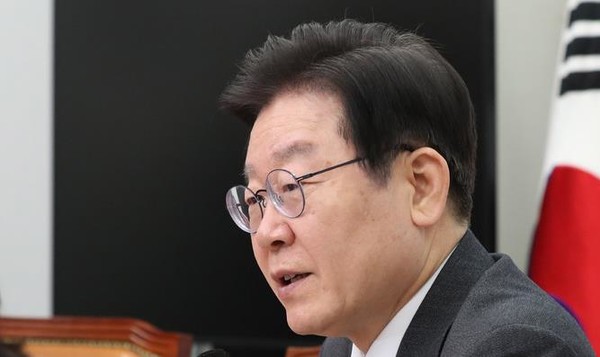 ▲ 이재명 더불어민주당 대표가 9일 오전 서울 여의도 국회에서 열린 학교폭력 근절 및 피해자 회복 지원을 위한 간담회에서 발언하고 있다. 사진=뉴시스