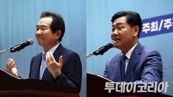 ▲ 정세균 전 국무총리(왼쪽)과 김관영 전라북도 도지사. 사진=투데이코리아