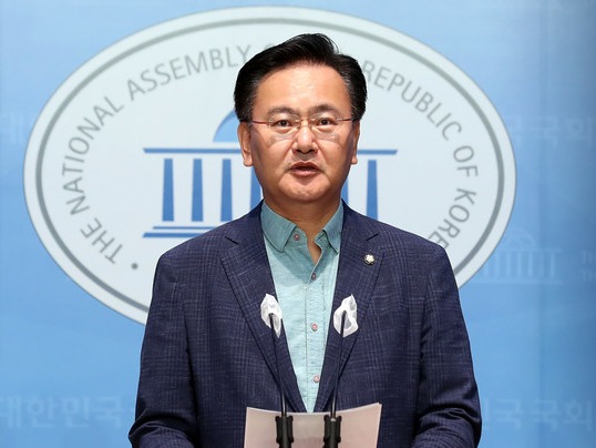 ▲ 유상범 국민의힘 수석대변인이 국회 소통관에서 브리핑을 진행하고 있다. 사진=뉴시스