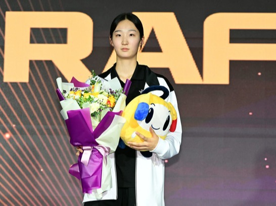 ▲ ▲ 한봄고 미들블로커 김세빈선수. 사진=한국배구연맹.