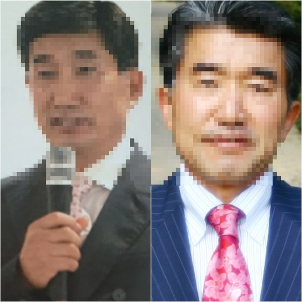 ▲ JMS 정명석의 친동생 정범석(우)과 정용석(좌). 사진=투데이코리아