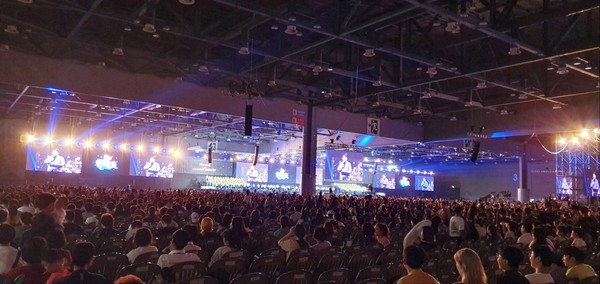 ▲ 세계복음화전도협회 연례행사인 WRC 개최 현장. 사진=제보자