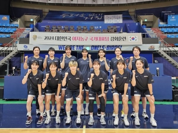 ▲ 여자농구 대표팀. 사진=대한민국농구협회