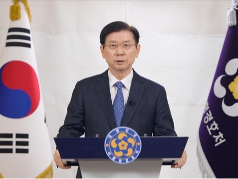 ▲ 박종준 대통령경호처장이 5일 서울 용산 대통령 관저 지역에서 지난 3일 공수처의 윤석열 대통령에 대한 체포영장 집행 당시 대통령경호처가 대통령 관저 진입을 승인하지 않은 것과 관련, 입장을 발표하고 있다. 사진=대통령경호처