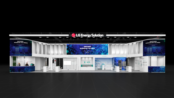 ▲ LG에너지솔루션 2025 인터배터리 유럽 부스 조감도. 사진=LG에너지솔루션
