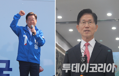 ▲ 이재명(왼쪽) 더불어민주당 대선후보·김문수(오른쪽) 국민의힘 대선후보. 사진=투데이코리아