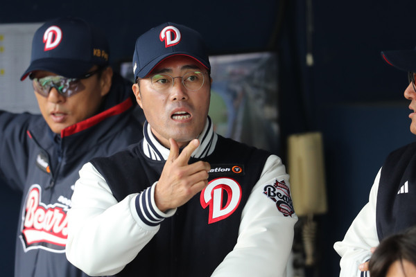 ▲ 조성환 두산 베어스 감독대행. 사진=두산 베어스
