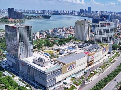 ▲ 롯데몰 웨스트레이크 하노이 전경. 사진=롯데그룹