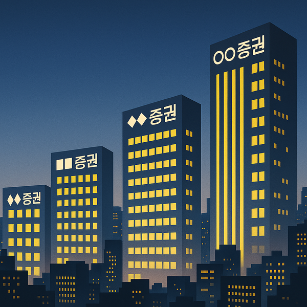 ▲ 여의도 증권가. 이미지=챗GPT