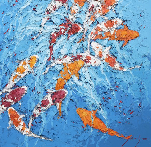 ▲ 전미선 작가의 비단잉어(KOI). 사진=세종대학교