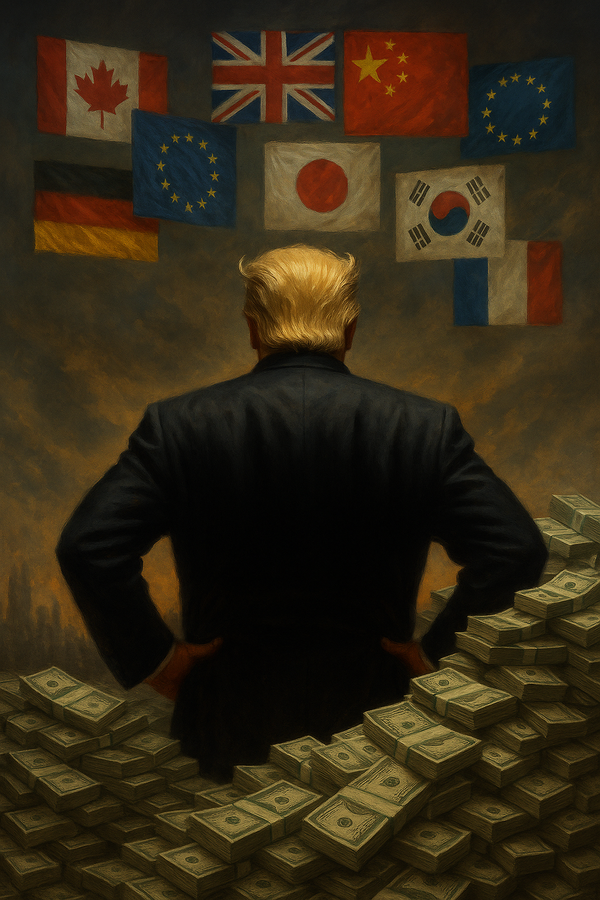 ▲ 7일(현지시간) 0시 1분을 기해 도널드 트럼프 미국 대통령의 ‘상호관세’(reciprocal tariff)가 공식 발효되면서 글로벌 통상 질서 재편 시대가 도래했다. 이미지=챗GPT