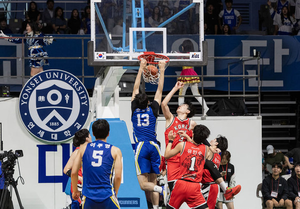 ▲ 지난해 열린 연고전 농구 경기 현장. 사진=고려대