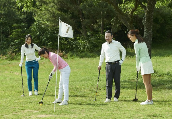 ▲ 파크골프 경기 모습. 사진=보람그룹