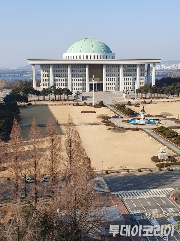 ▲ 여의도 국회의사당 전경. 사진=투데이코리아