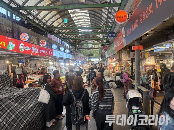 ▲ 서울 종로구에 위치한 광장시장 모습. 사진=투데이코리아