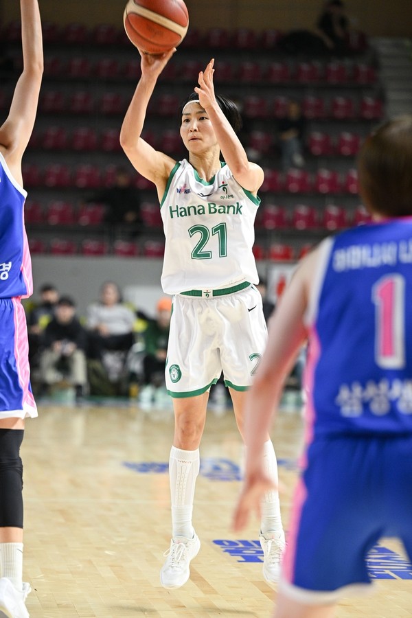 ▲ 하나은행의 이이지마 사키. 사진=WKBL